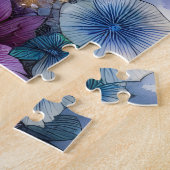 Cardinal at Birdbath Dreamy Garden Ar Puzzle (Seite)