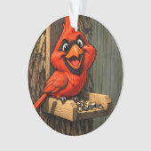 Cardinal Caricature Ornament (Vorderseite)