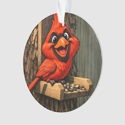 Cardinal Caricature Ornament (Vorderseite)