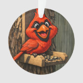 Cardinal Caricature Ornament (Vorderseite)