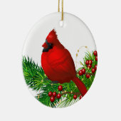 Cardinal Ceramic Ornament (Rechts)