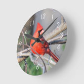 Cardinal Cheer Runde Wanduhr (Winkel)