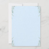 Cardinal Christmas Sympathy Condolence Holiday Karte (Rückseite)