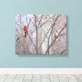 Cardinal family leinwanddruck (Insitu (Holzboden))