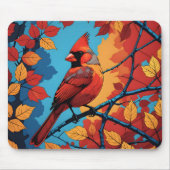 Cardinal in Autumn Mousepad (Vorne)