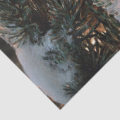 Cardinal in Snowy Pine Decoupage Seidenpapier (Ausschnitt)