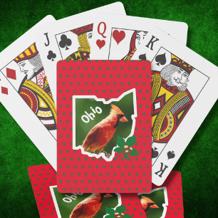Cardinal Ohio Buckeye State Spielkarten