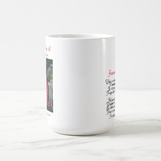 Cardinal Poem Memorial Keepsake Kaffeetasse (Mittel)