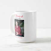 Cardinal Poem Memorial Keepsake Kaffeetasse (Vorderseite Links)