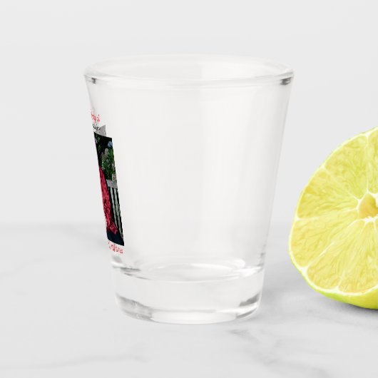 Cardinal Poem Memorial Keepsake Schnapsglas (Rechts)