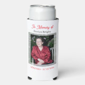 Cardinal Poem Memorial Keepsake Selters Dosenkühler (Seltzer Vorderseite)