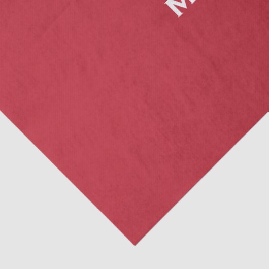 cardinal   red - custom logo  seidenpapier (Detail)