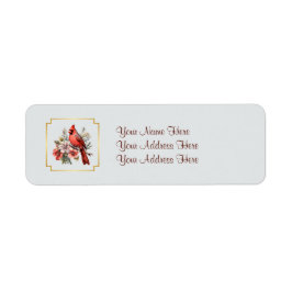 Cardinal Return Address Labels Matching Set