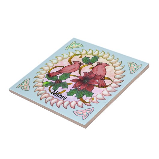 Cardinal Ribbons Fliese (Seite)