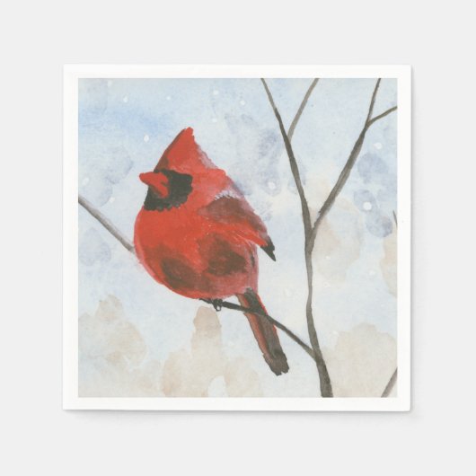 Cardinal Serviette (Vorderseite)