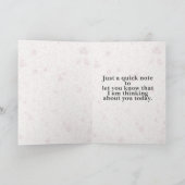 Cardinal (Thinking of you) Karte (Innenseite)