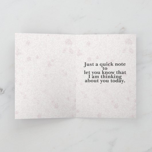 Cardinal (Thinking of you) Karte (Innenseite)