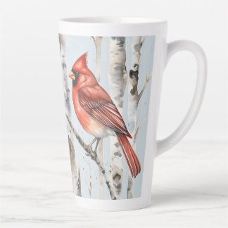 Cardinal with Birches (matching journal available) Milchtasse
