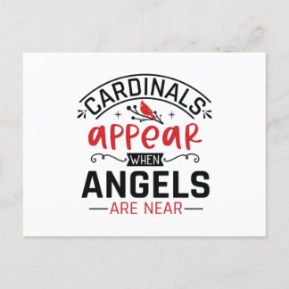 Cardinals Appear When Angels Are Near Postkarte