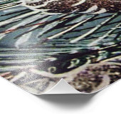 Cardinals Perched Fotodruck (Ecke)