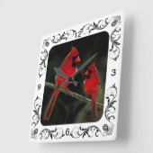 CARDINALS QUADRATISCHE WANDUHR (Winkel)