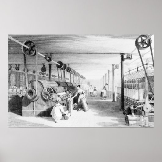 Carding, Zeichn und Roving Poster (Vorne)