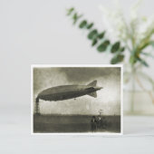 Cardington, Airship R101, vor Abflug Postkarte (Stehend Vorderseite)