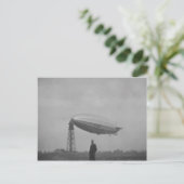 Cardington, Luftschiff R100 auf Festmast Postkarte (Stehend Vorderseite)
