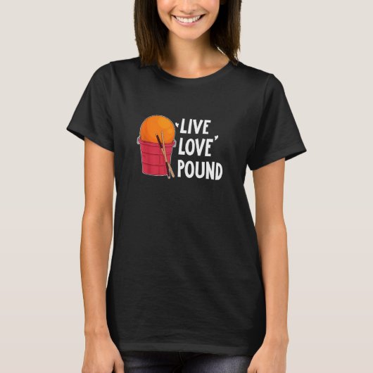 Cardio Drumming Live Liebe Pop Workout T-Shirt (Vorderseite)