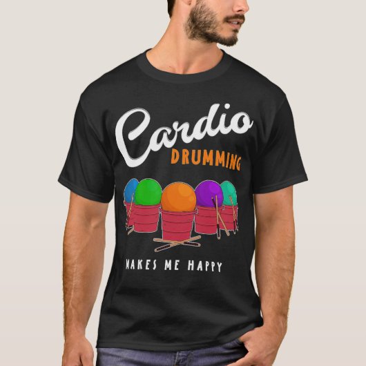 Cardio Drumming Squad Group tierafrikanisch T-Shirt (Vorderseite)