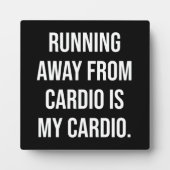 Cardio - Funny Gym Workout Fotoplatte (Vorderseite)