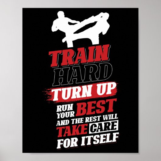 Cardio-Kickboxen-Design für Kickboxer Poster (Vorne)