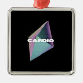 Cardio Ornament Aus Metall (Vorne)