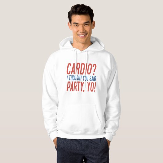 Cardio Party Yo Hoodie (Vorne ganz)