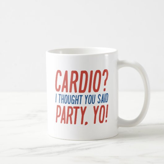 Cardio Party Yo Kaffeetasse (Rechts)