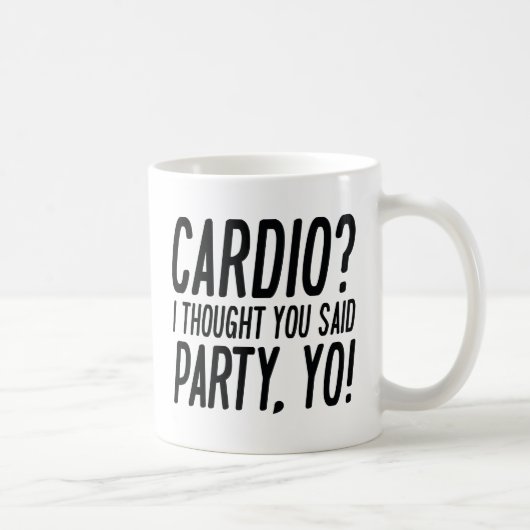 Cardio-Party Yo Kaffeetasse (Rechts)