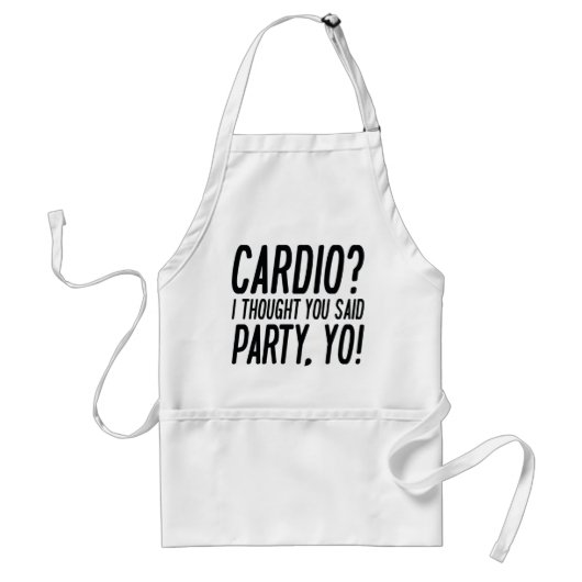 Cardio-Party Yo Schürze (Vorne)