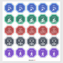 Cardio-Tage-Workout-Tracker-Planer-Aufkleber