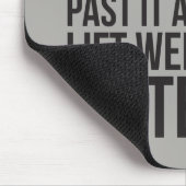 Cardio, Treadmill Running vs Lifting - Funny Gym Mousepad (Ecke)