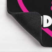 Cardio und Cuddles - Funny Novelty Gym Workout Mousepad (Ecke)