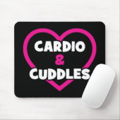 Cardio und Cuddles - Funny Novelty Gym Workout Mousepad (Mit Mouse)