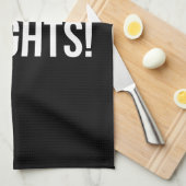 Cardio vs Weights - Funny Novelty Gym Workout Geschirrtuch (Viertel Falte)