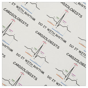 Cardiologen machen es mit Rhythm EKG Sinus Rhythmu Stoff