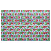 Cardiologin Peace Liebe Cardiology Stoff (Fat Quarter (45,7 x 55,9 cm))