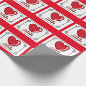 Cardiologist Geschenkpapier (Ecke)
