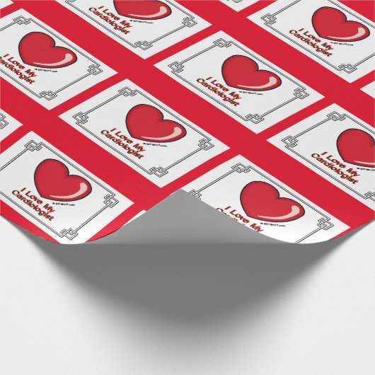 Cardiologist Geschenkpapier (Ecke)