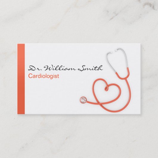 Cardiologist Visitenkarte (Vorderseite)