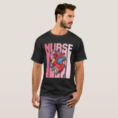 Cardiology Cardiologist Cardiograph Nurse Professi T-Shirt (Vorne ganz)