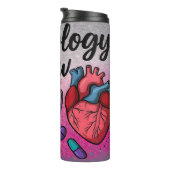 Cardiology Crew Nurse Heart Design Thermosbecher (Nach rechts gedreht)