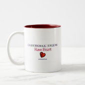 Cardiothoracic Chirurgen haben Herz Zweifarbige Tasse (Links)